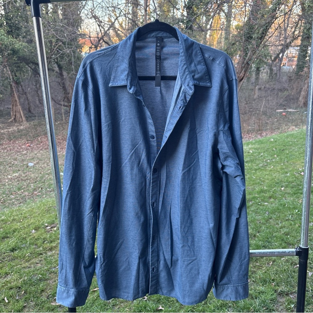 Lululemon Commission Long-Sleeve, Button Down Dress Shirt Size XL